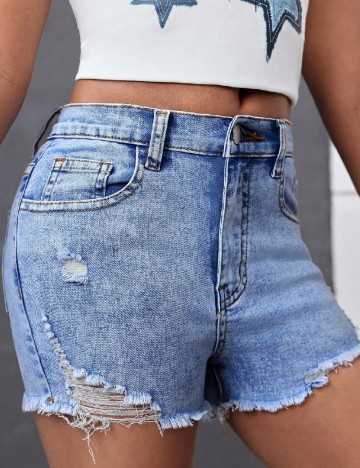 Pantaloni scurti Shein Kids, albastru