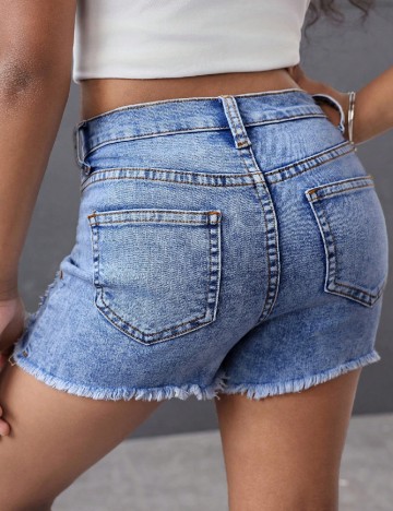 Pantaloni scurti Shein Kids, albastru