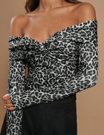 Body Cosmina, animal print