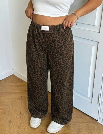 Blugi SHEIN CURVE, animal print