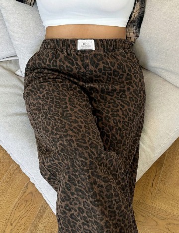 Blugi SHEIN CURVE, animal print