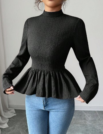 Bluza SHEIN, negru
