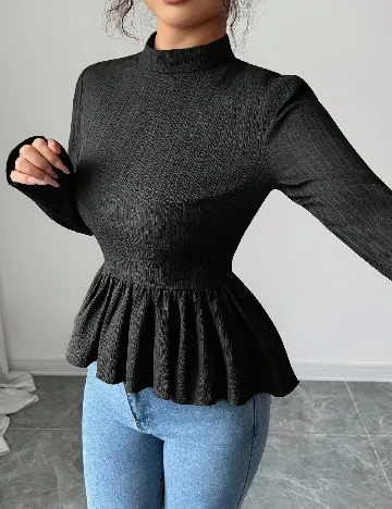 Bluza SHEIN, negru