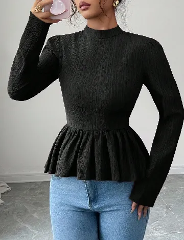Bluza SHEIN, negru