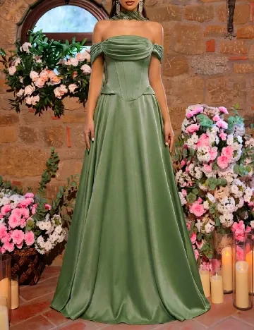 Rochie lunga SHEIN, verde