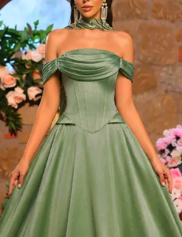 Rochie lunga SHEIN, verde