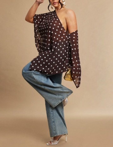 Bluza SHEIN CURVE, maro