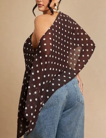 Bluza SHEIN CURVE, maro