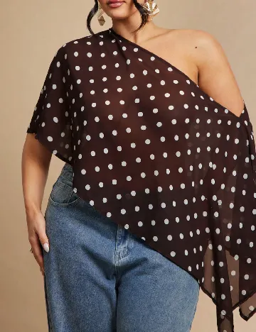 Bluza SHEIN CURVE, maro
