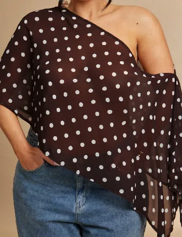 Bluza SHEIN CURVE, maro