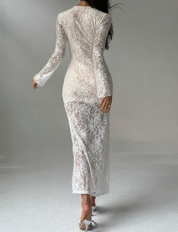 Rochie lunga SHEIN, alb