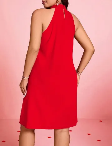 Rochie scurta SHEIN CURVE, rosu