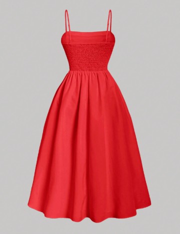 Rochie lunga SHEIN CURVE, rosu