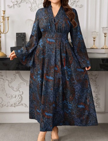 Rochie medie SHEIN CURVE, mix culori