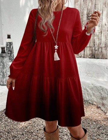 Rochie scurta SHEIN, rosu