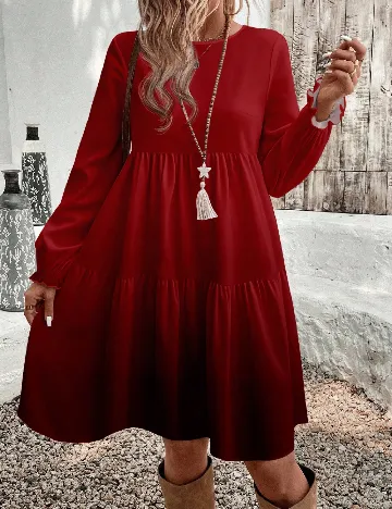 Rochie scurta SHEIN, rosu