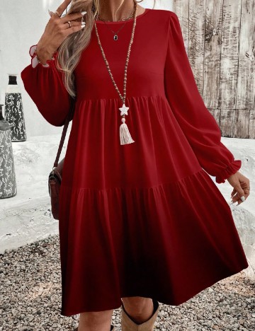 Rochie scurta SHEIN, rosu