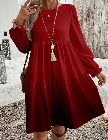 Rochie scurta SHEIN, rosu