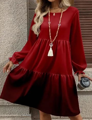 Rochie scurta SHEIN, rosu
