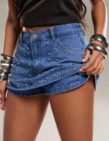 Fusta pantalon Normani, bleumarin