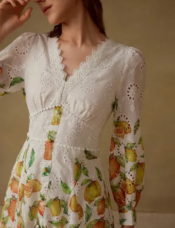Rochie scurta MOTF, alb