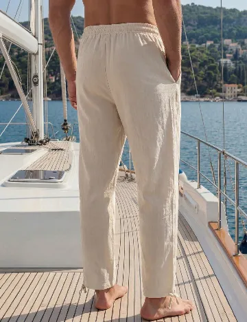 Pantaloni SHEIN, crem