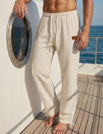 Pantaloni SHEIN, crem