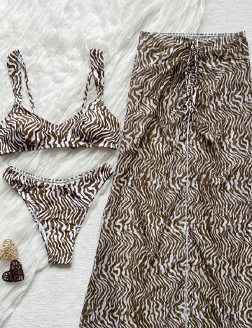 Costum de baie SHEIN, verde