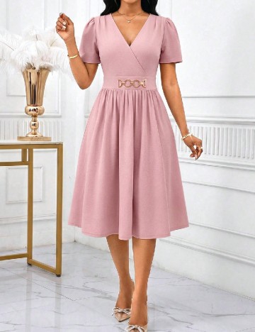 Rochie medie SHEIN, roz
