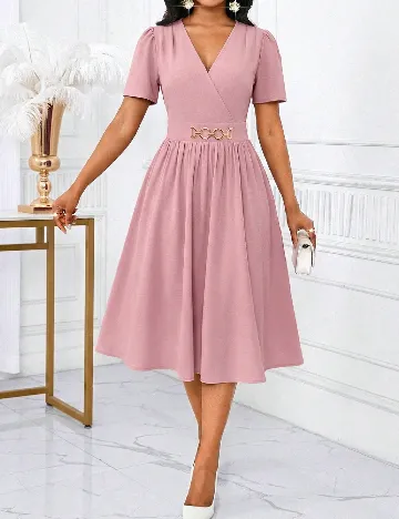 Rochie medie SHEIN, roz