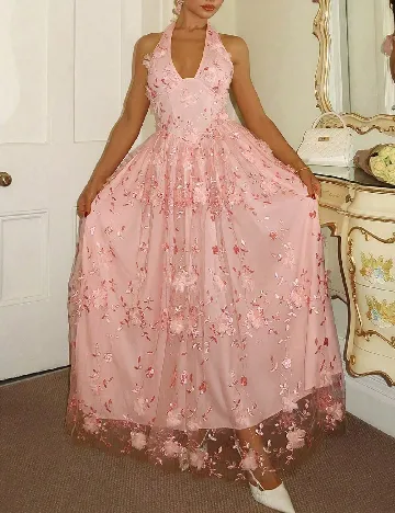 Rochie lunga SHEIN, roz
