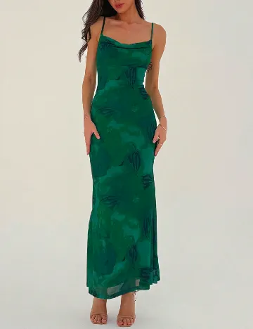 Rochie lunga SHEIN, verde