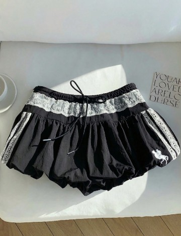 Pantaloni scurti SHEIN, negru