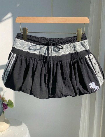 Pantaloni scurti SHEIN, negru