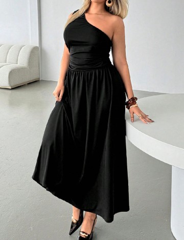 Rochie lunga SHEIN CURVE, negru