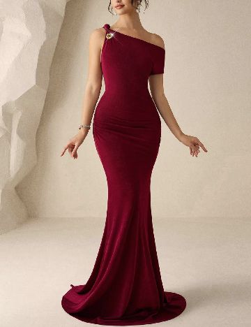Rochie lunga SHEIN, rosu