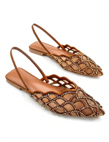 Pantofi SHEIN, maro