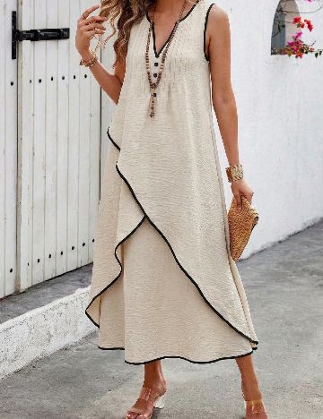 Rochie medie SHEIN, bej