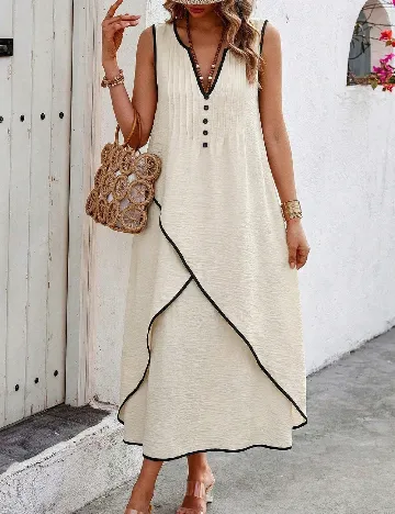 Rochie medie SHEIN, bej