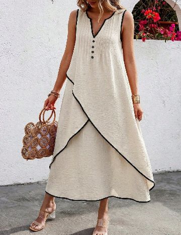Rochie medie SHEIN, bej