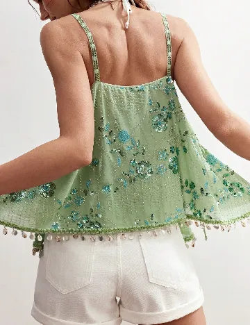 Top SHEIN, verde