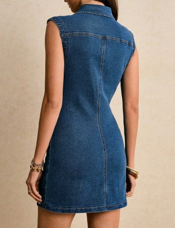 Rochie scurta SHEIN, albastru