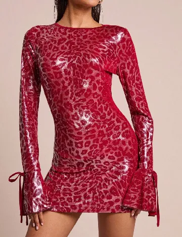Rochie scurta SHEIN, rosu