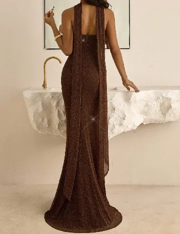 Rochie lunga SHEIN, maro