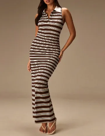 Rochie lunga Athiral, mix culori
