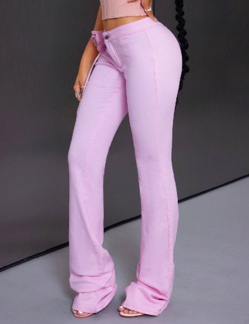 Pantaloni SHEIN, roz