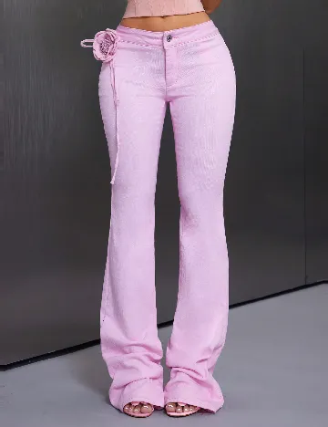 Pantaloni SHEIN, roz