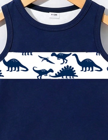 Compleu Shein Kids, bleumarin/alb