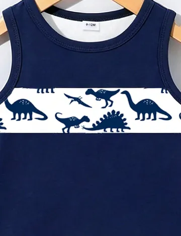 Compleu Shein Kids, bleumarin/alb