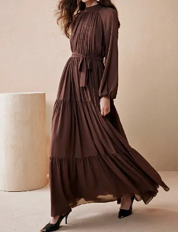 Rochie lunga SHEIN, maro